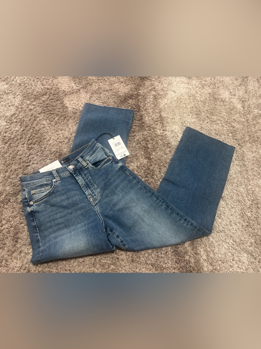 Alexa High Waist Cropped Wide Leg Jeans
7 For All Mankind
